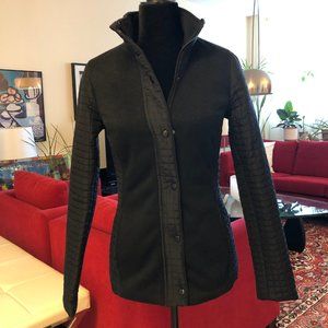 FABLETICS BLACK Pine Quilted Jacket Sz S